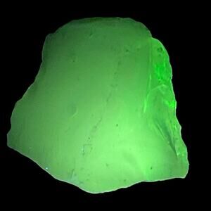 Opalescent Art Glass Cullet Glowing Manganese Slag Glass #5GL81‎